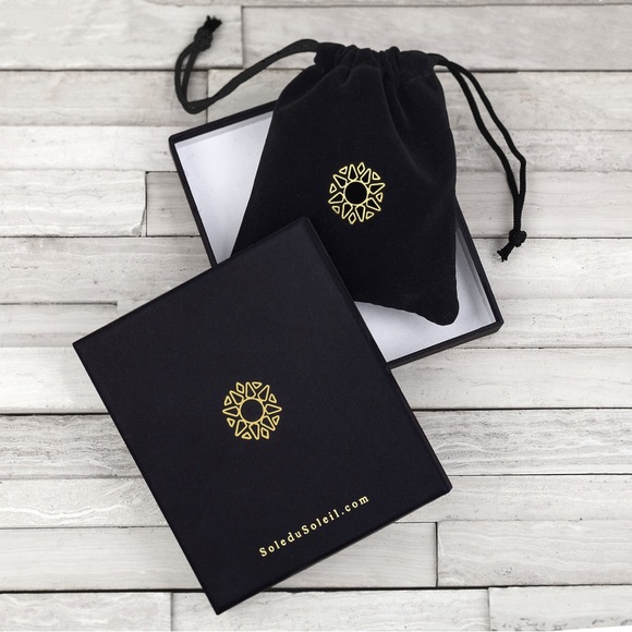 18K Rose Gold Plated Triangle Necklace - Picture 4 of 6